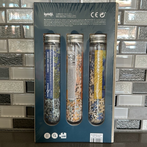 Van Gogh Jigsaw Puzzles Mini 3 Pk 150 Pieces Sunflowers Irises Starry Night NEW - Picture 7 of 12